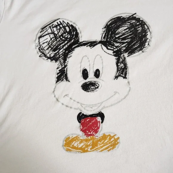UNIQLO Disney Mickey Mouse Graphic T Shirt White UT Graphic Tee Men's Large - Picture 4 of 10